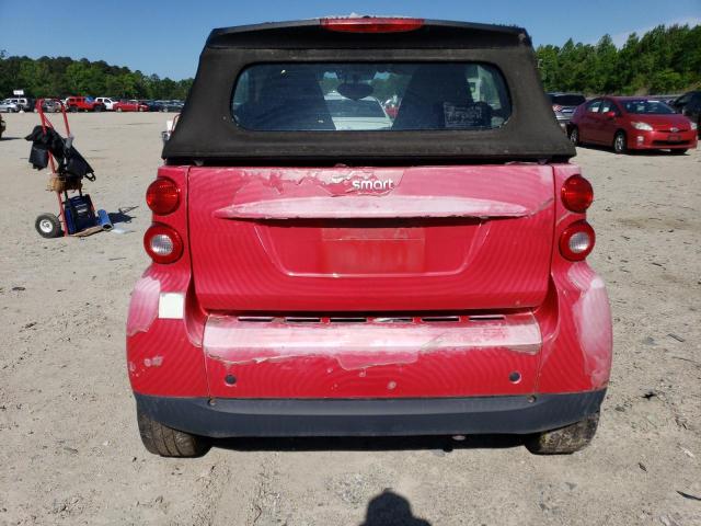 WMEEK31X49K244816 - 2009 SMART FORTWO PASSION RED photo 6