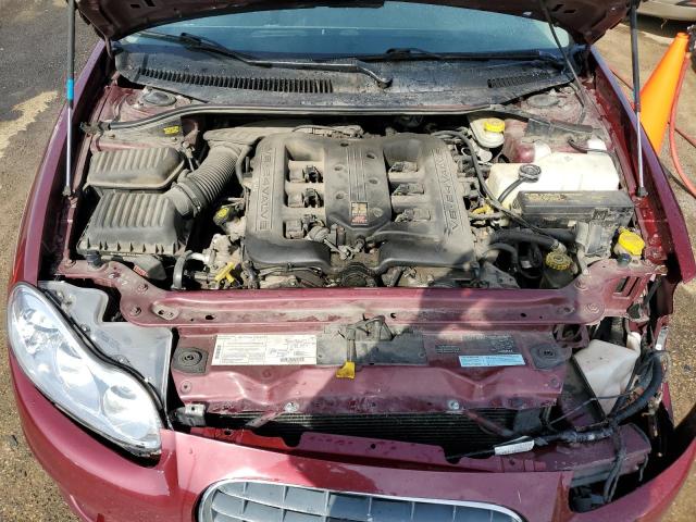 2C3HC56G0YH110327 - 2000 CHRYSLER LHS BURGUNDY photo 11