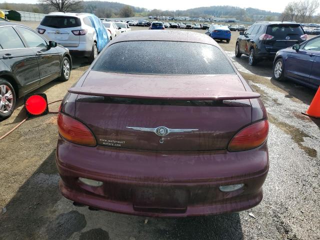 2C3HC56G0YH110327 - 2000 CHRYSLER LHS BURGUNDY photo 6