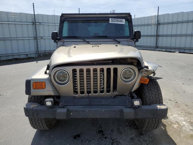 1J4FA69S94P786399 - 2004 JEEP WRANGLER / RUBICON BEIGE photo 5