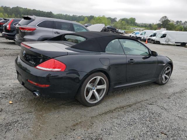 WBAEB53528CX61267 - 2008 BMW 650 I BLACK photo 3