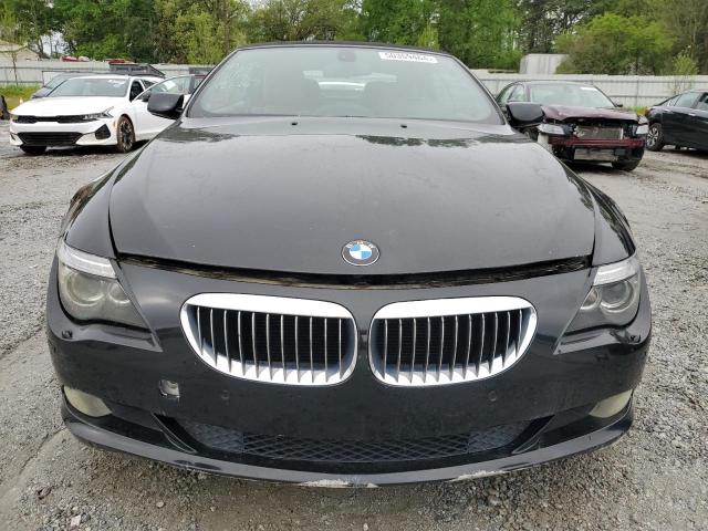 WBAEB53528CX61267 - 2008 BMW 650 I BLACK photo 5