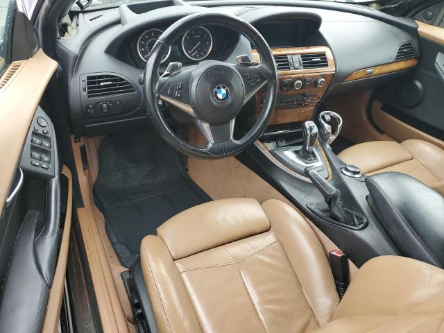 WBAEB53528CX61267 - 2008 BMW 650 I BLACK photo 8