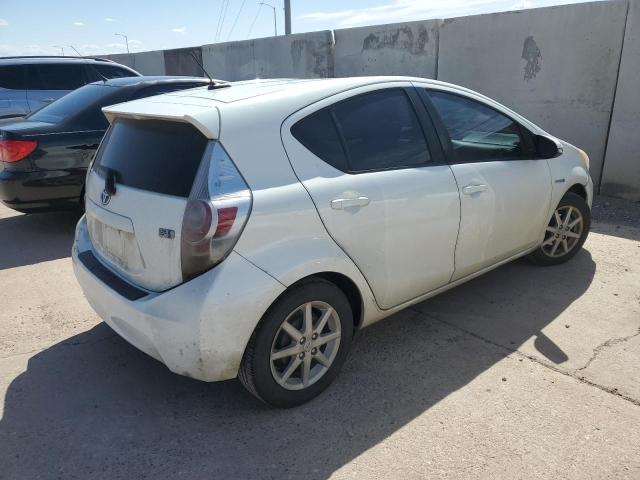 JTDKDTB34E1561972 - 2014 TOYOTA PRIUS C WHITE photo 3