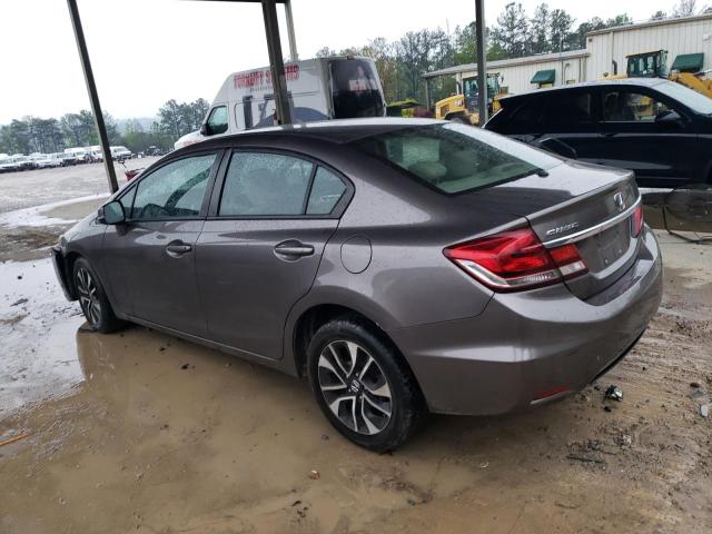 2HGFB2F83DH501593 - 2013 HONDA CIVIC EX GRAY photo 2