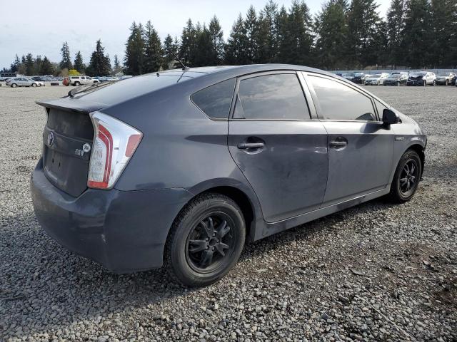 JTDKN3DU5D1665288 - 2013 TOYOTA PRIUS CHARCOAL photo 3