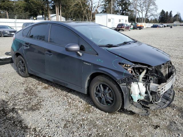 JTDKN3DU5D1665288 - 2013 TOYOTA PRIUS CHARCOAL photo 4