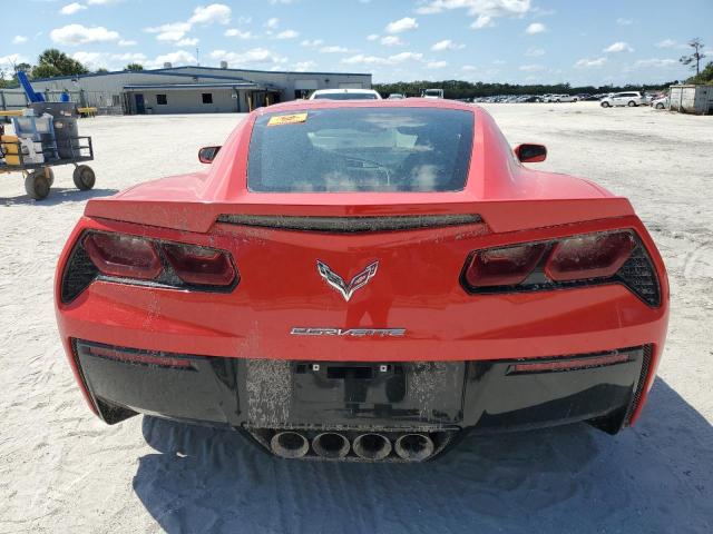 1G1YB2D78H5122743 - 2017 CHEVROLET CORVETTE STINGRAY 1LT RED photo 6