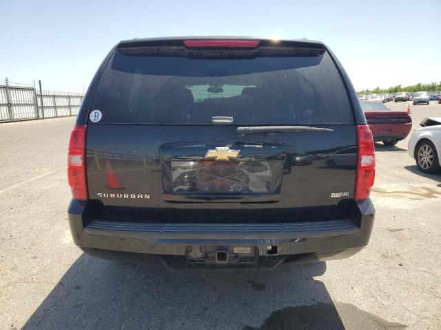 1GNFC16077J253004 - 2007 CHEVROLET SUBURBAN C1500 BLACK photo 6