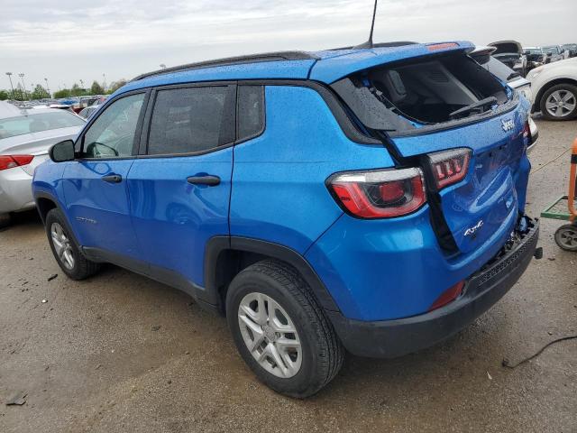 3C4NJDAB7HT660707 - 2017 JEEP COMPASS SPORT BLUE photo 2