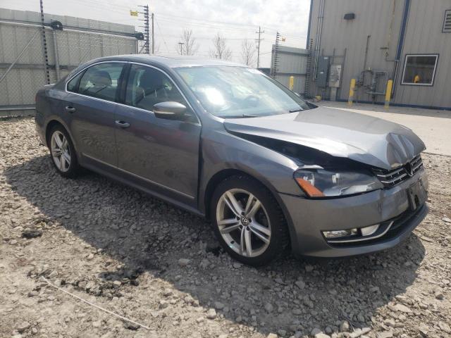 1VWCN7A34EC003552 - 2014 VOLKSWAGEN PASSAT SEL GRAY photo 4