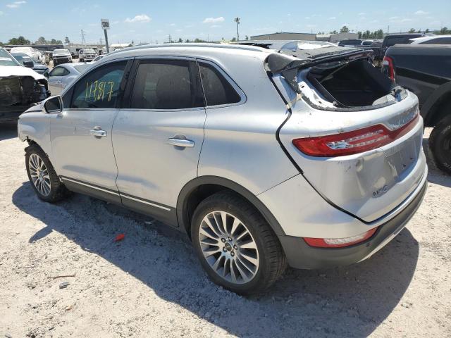 5LMCJ3D93GUJ23307 - 2016 LINCOLN MKC RESERVE SILVER photo 2