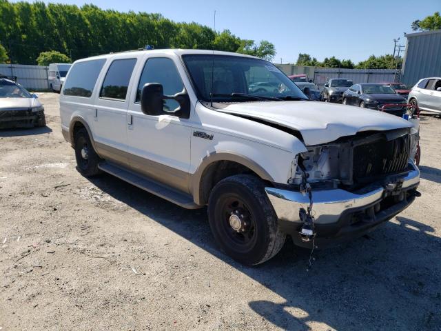 1FMNU42S01EB74893 - 2001 FORD EXCURSION LIMITED WHITE photo 4