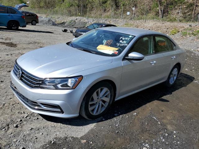 1VWLA7A32KC011690 - 2019 VOLKSWAGEN PASSAT WOLFSBURG SILVER photo 1