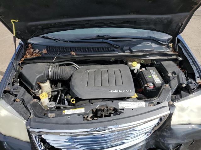 2C4RC1CG3CR152264 - 2012 CHRYSLER TOWN & COU TOURING L GRAY photo 12