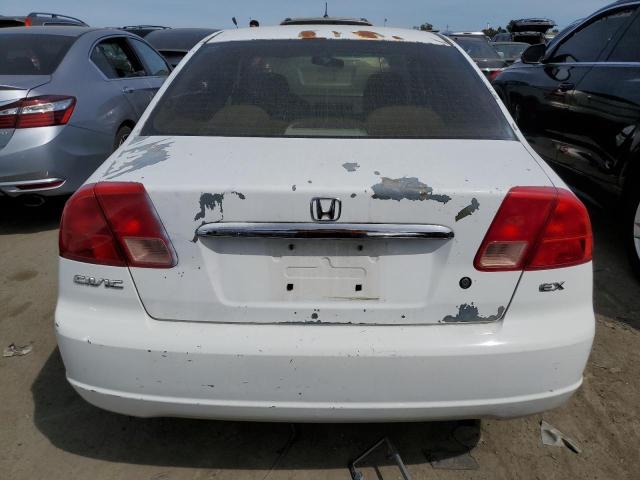 2HGES26732H593823 - 2002 HONDA CIVIC EX WHITE photo 6