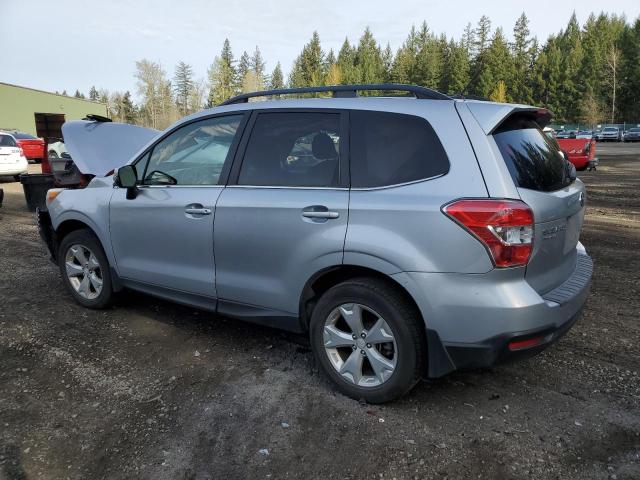 JF2SJAMC8EH408871 - 2014 SUBARU FORESTER 2.5I TOURING SILVER photo 2