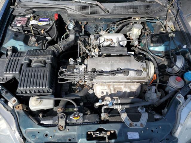 1HGEJ8241TL070015 - 1996 HONDA CIVIC EX TEAL photo 11