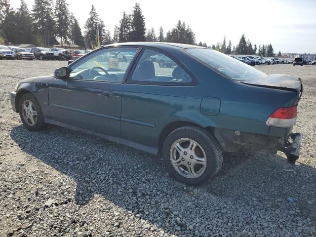 1HGEJ8241TL070015 - 1996 HONDA CIVIC EX TEAL photo 2