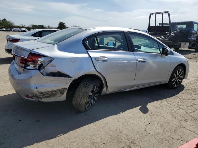 2HGFB2F95FH551410 - 2015 HONDA CIVIC EXL SILVER photo 3