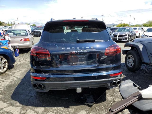 WP1AC2A28HLA92944 - 2017 PORSCHE CAYENNE TURBO BLUE photo 6