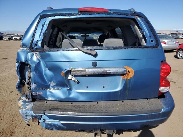 1D4HB48N75F611316 - 2005 DODGE DURANGO SLT BLUE photo 6