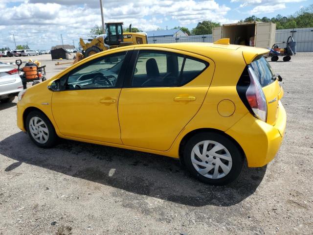 JTDKDTB33F1090043 - 2015 TOYOTA PRIUS C YELLOW photo 2