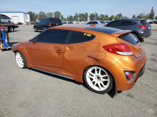 KMHTC6AEXGU269302 - 2016 HYUNDAI VELOSTER TURBO ORANGE photo 2