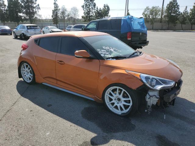 KMHTC6AEXGU269302 - 2016 HYUNDAI VELOSTER TURBO ORANGE photo 4