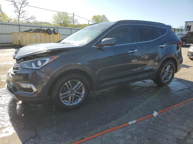 5XYZUDLB2HG411244 - 2017 HYUNDAI SANTA FE S GRAY photo 1