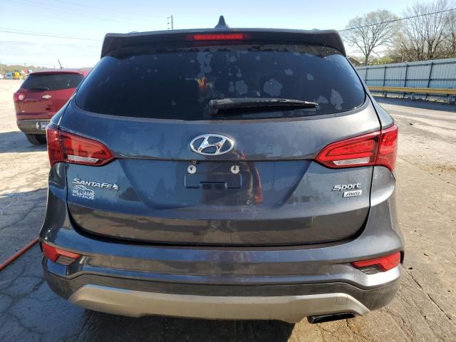 5XYZUDLB2HG411244 - 2017 HYUNDAI SANTA FE S GRAY photo 6