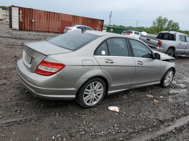 WDDGF56X19F210881 - 2009 MERCEDES-BENZ C 350 TAN photo 3