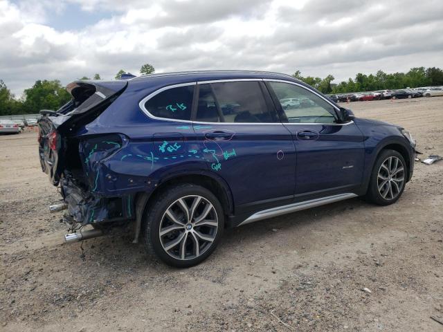 WBXHT3C39J5F88802 - 2018 BMW X1 XDRIVE28I BLUE photo 3