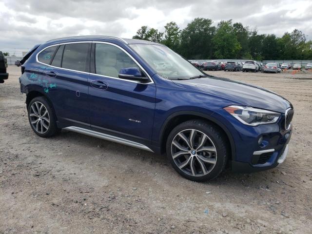 WBXHT3C39J5F88802 - 2018 BMW X1 XDRIVE28I BLUE photo 4