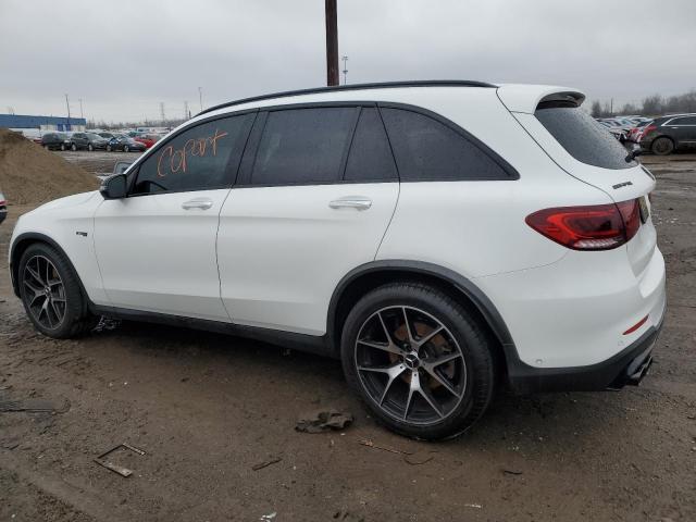 W1N0G6EB7NG106073 - 2022 MERCEDES-BENZ GLC 43 4MATIC AMG WHITE photo 2