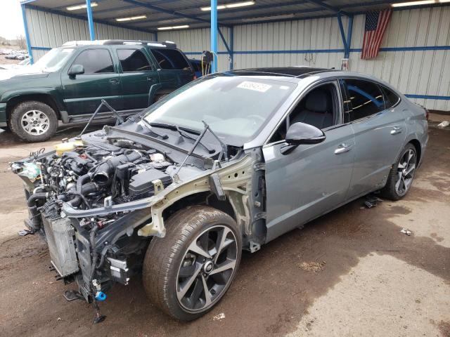 5NPEJ4J22MH132535 - 2021 HYUNDAI SONATA SEL PLUS GRAY photo 1