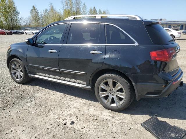 2HNYD2H74BH503902 - 2011 ACURA MDX ADVANCE BLACK photo 2