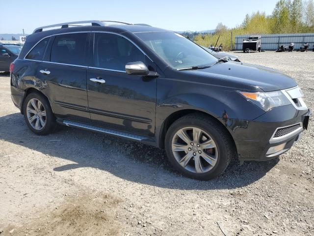 2HNYD2H74BH503902 - 2011 ACURA MDX ADVANCE BLACK photo 4