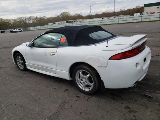 4A3AX35G0XE152720 - 1999 MITSUBISHI ECLIPSE SPYDER GS WHITE photo 2