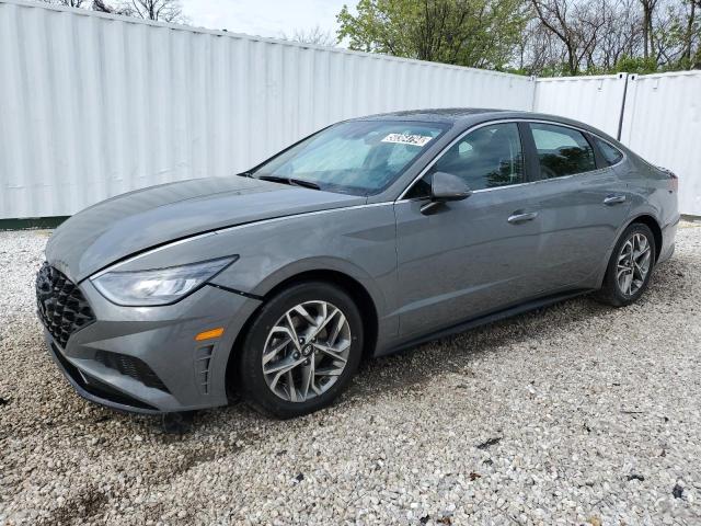 KMHL14JA7NA232133 - 2022 HYUNDAI SONATA SEL GRAY photo 1