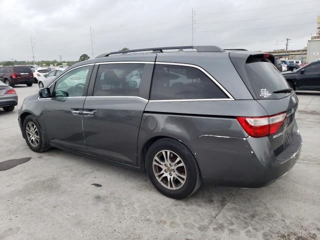 5FNRL5H49DB002405 - 2013 HONDA ODYSSEY EX GRAY photo 2