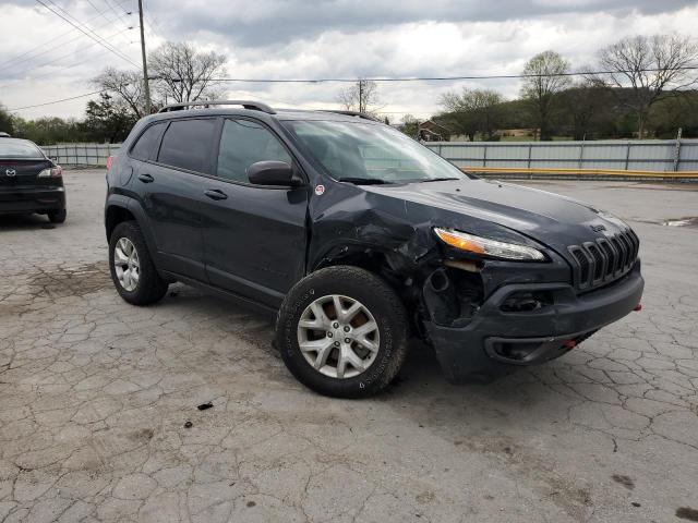 1C4PJMBS0HW525425 - 2017 JEEP CHEROKEE TRAILHAWK CHARCOAL photo 4