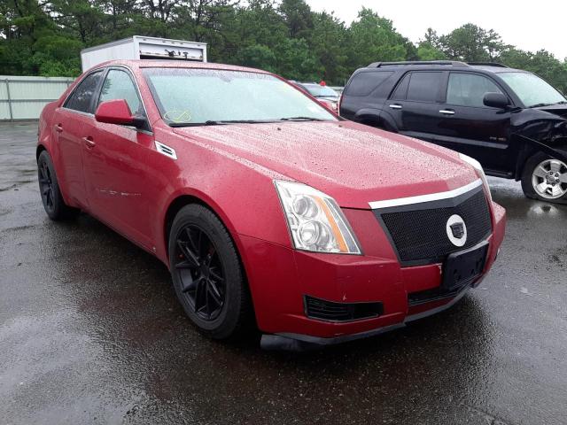 1G6DM577080115394 - 2008 CADILLAC CTS RED photo 1