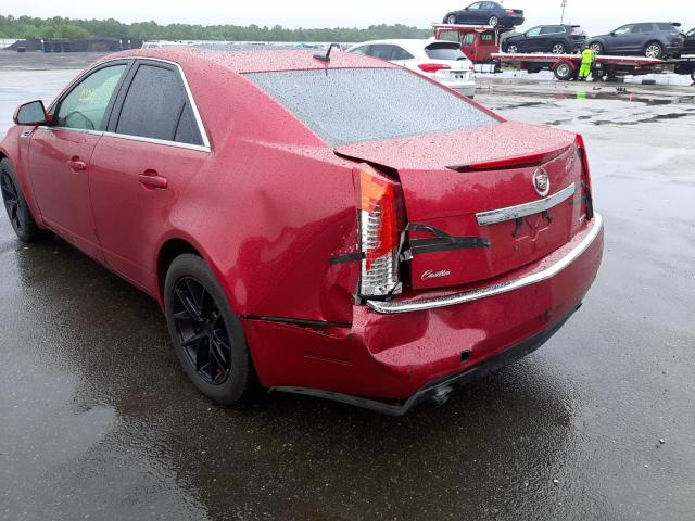 1G6DM577080115394 - 2008 CADILLAC CTS RED photo 9