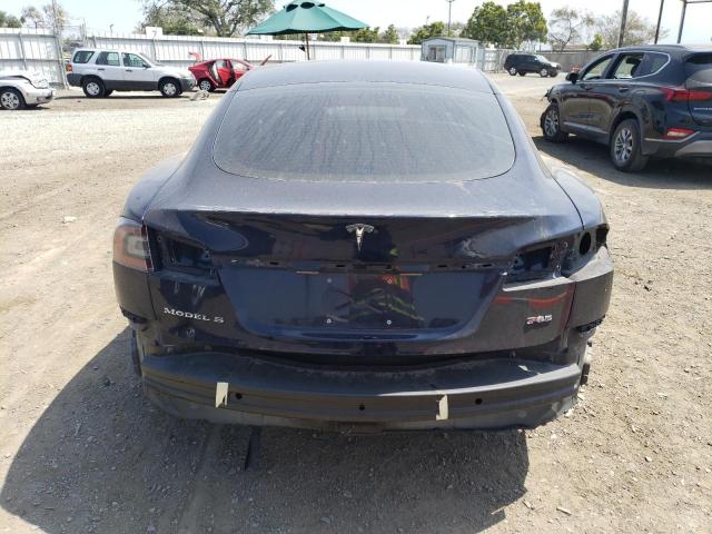 5YJSA1H18EFP38274 - 2014 TESLA MODEL S ლურჯი ფოტო 6
