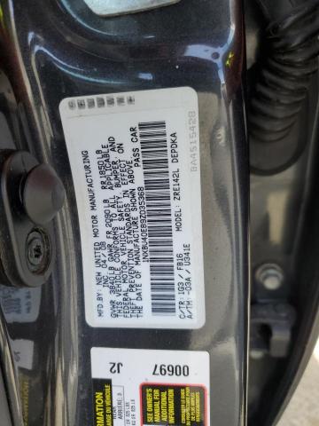 1NXBU40E89Z035368 - 2009 TOYOTA COROLLA BASE GRAY photo 12