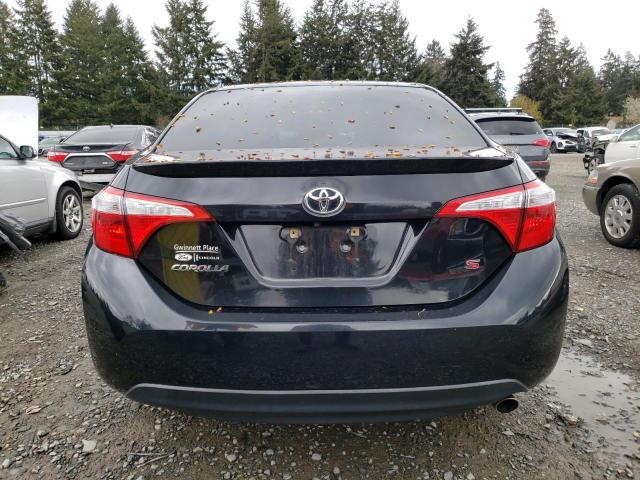 2T1BURHE6EC034278 - 2014 TOYOTA COROLLA L BLACK photo 6