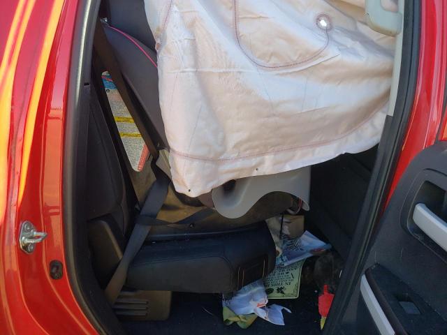 5TFRY5F13EX154830 - 2014 TOYOTA TUNDRA DOUBLE CAB SR/SR5 RED photo 10