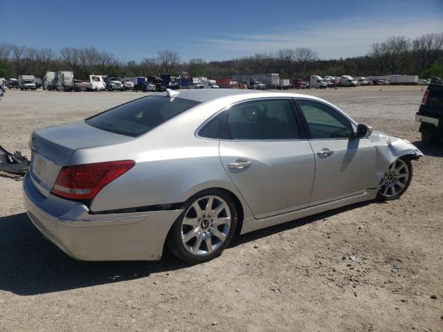 KMHGH4JF2BU033395 - 2011 HYUNDAI EQUUS SIGNATURE SILVER photo 3