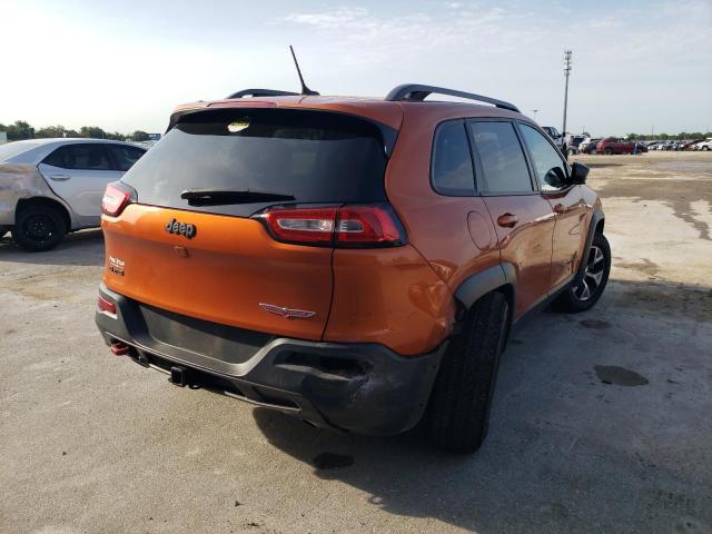 1C4PJMBS8FW662660 - 2015 JEEP CHEROKEE TRAILHAWK 橙色 照片 3